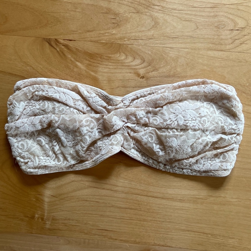 RD Style Lace Bandeau Bra Tube Top
